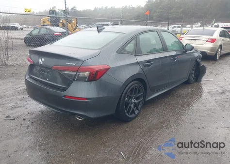 2025 Honda Civic Sport z USA, uszkodzony, nr VIN 2HGFE2F50SH591635